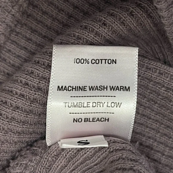 American Giant Purple Waffle Crew Thermal Long sleeve Heavyweight 100% Cotton - Picture 7 of 7